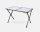 21020401Bel-Sol Leonie Aluminium Table